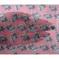 thumbnail image 4 of oneOone Viscose Chiffon Fabric Leaves & Floral Block Printed Fabric 1 Yard 42 Inch Wide, 4 of 4