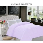 1pc SOLID Lilac Comforter Full/Queen Lilac