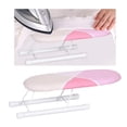 thumbnail image 4 of Steel Table Top Ironing Board Compact Foldable Legs with Heat Resistant Board Cover Slip for Laundry Dorm Desk Travel Home Pink, 4 of 8