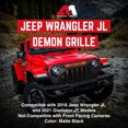 thumbnail image 2 of AMERICAN MODIFIED Demon Grille w/Red Lights for 18-21 Wrangler/Gladiator, 2 of 8