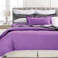 thumbnail image 1 of Ensemble de Couette Rayée Ultra Douce 1800 Series 3 Mcx (Grand Lit/Grand, Violet), 1 of 1