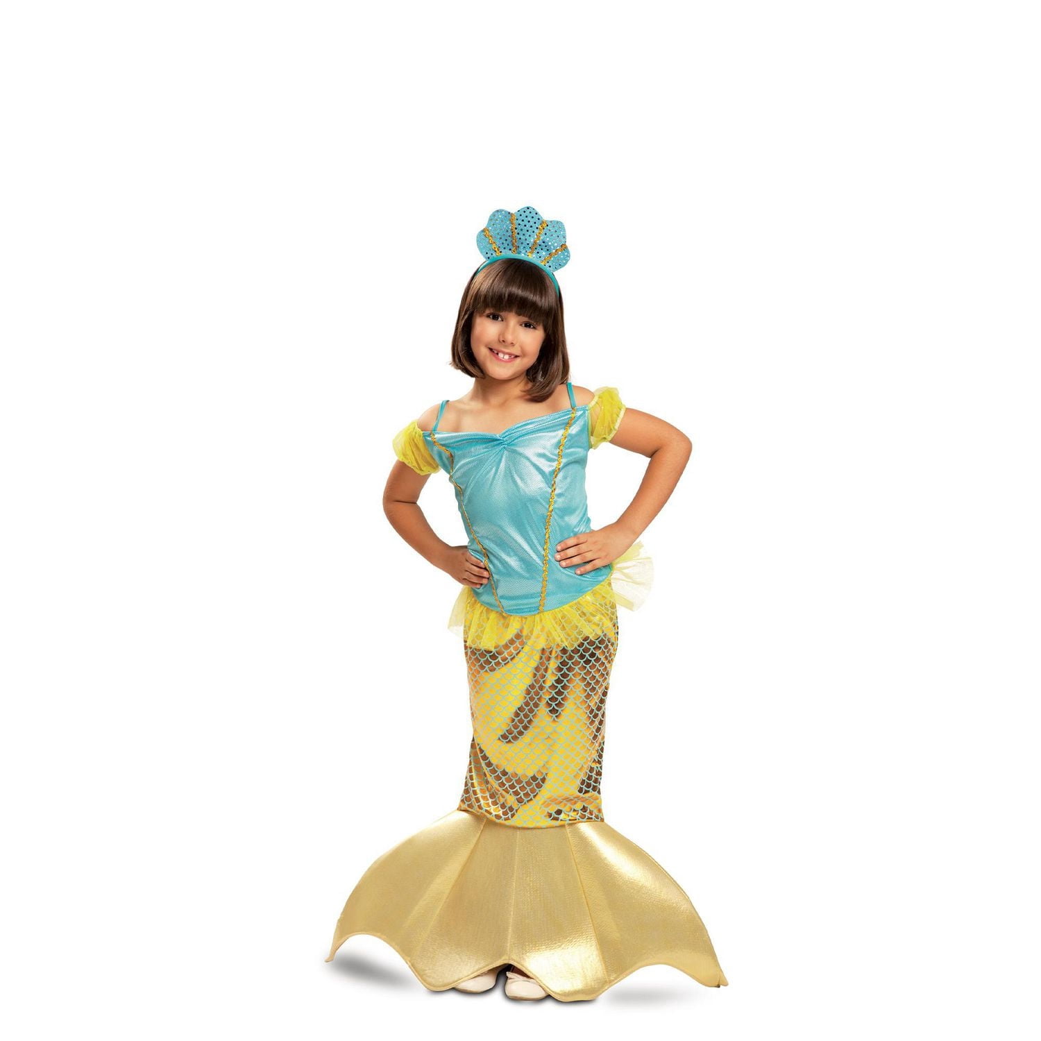 Déguisement de sirène enfant-taille 6 - 10/12 ans