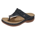 thumbnail image 1 of DAFEI Sandales de Plage Sandales Tendance Sandales de Plage pour Dames Chaussures Compensées d'Été Pantoufles pour Femmes Sandales Bohèmes Chaussures Mode, 1 of 5