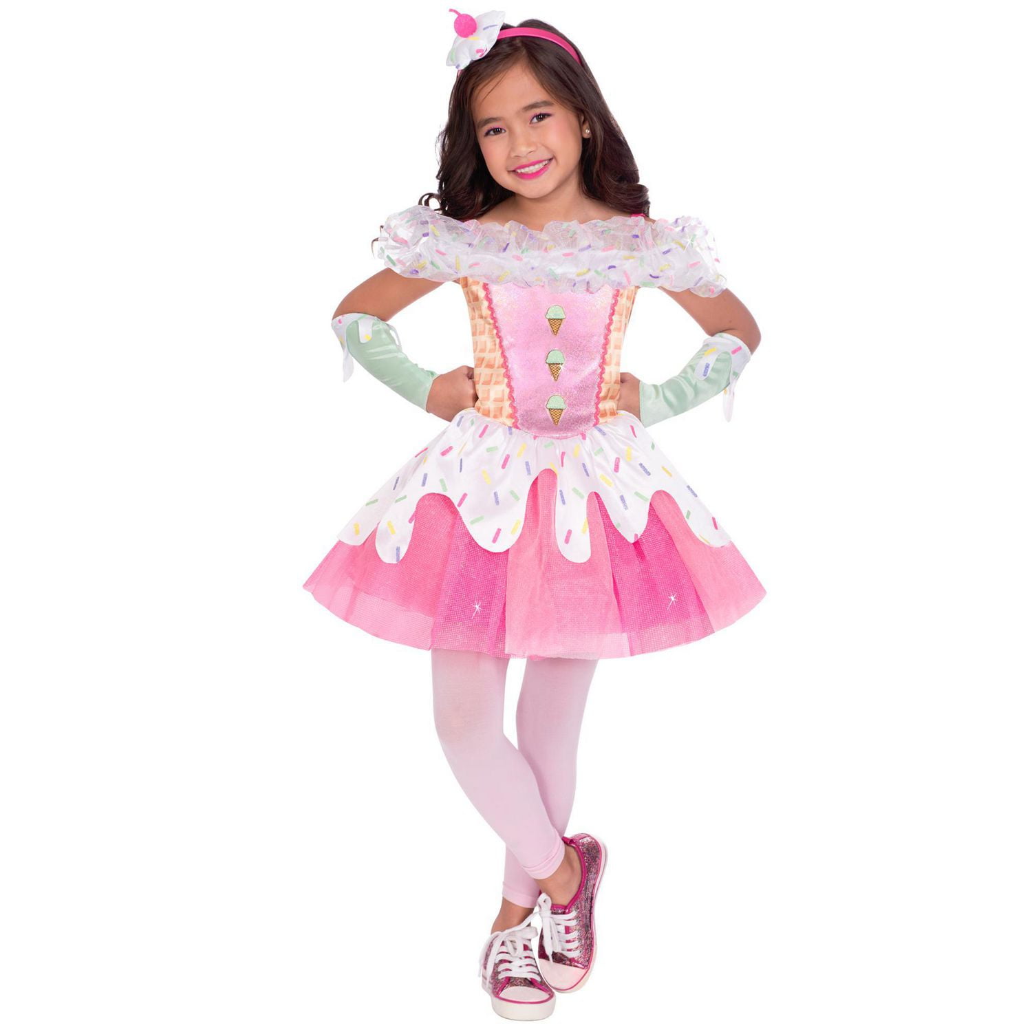 DÉGUISEMENT D'HALLOWEEN DE REINE CRÈME-GLACÉE POUR FILLE