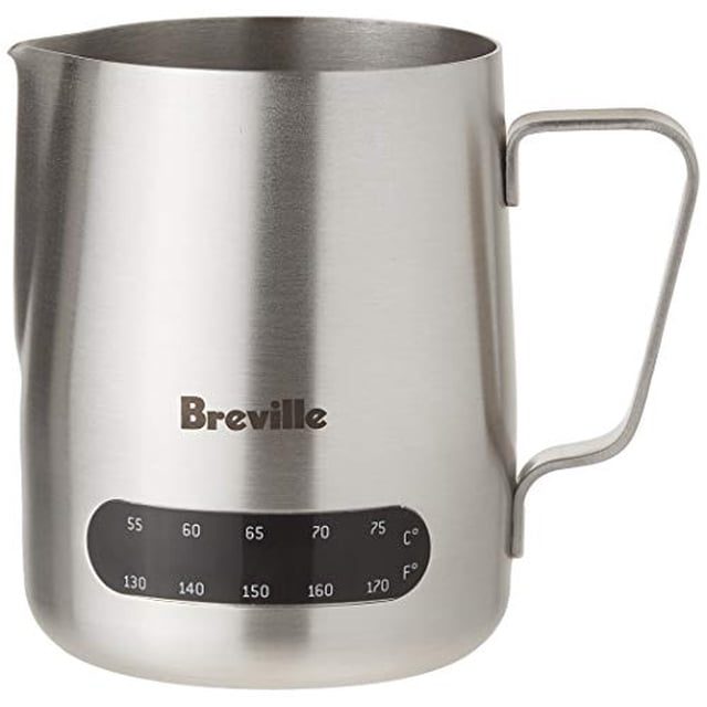 Breville Stainless Steel Temp Control Milk Jug, 16oz. Capacity, BES003XL