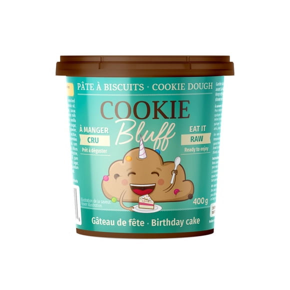 Cookie Bluff Birthday Cake Cookie Dough