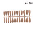 thumbnail image 4 of Nail Enhancement Tablets Chic Dot Design Not Susceptible to Allergies Frosted Texture Fake Fingernail Charming Manicure Tips JM-03Skin Color, 4 of 7