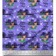 thumbnail image 1 of Soimoi Georgette Viscose Fabric Swimming Pool,Cartoon & Buildings Architectural Print Fabric by the Yard 42 Inch Wide, 1 of 3