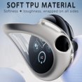thumbnail image 2 of KOMI Compatible with Google Pixel Watch 2/Pixel Watch Screen Protector Case Frosted Matte Soft TPU Cover Full Protective Case Built-in HD Screen Film Accessories(Silver,Pixel Watch1/2), 2 of 5