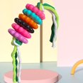 thumbnail image 4 of CBFFDC Puppy Pet Teething Toy Pet Puppy Toy Toothbrush Durable Ropes Bundle Bite resistant Interactive Flower Shape Dog Ball Toy, 4 of 6