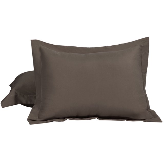 Unique Bargains Soft 1800 Microfiber Oxford Pillowcases 2pcs
