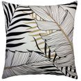 thumbnail image 1 of hometrends Gold Foil Palm Decorative Pillow, 1 of 4