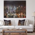 thumbnail image 4 of Design Art - Lit NYC Manhattan Skyline, 4 of 5