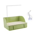 thumbnail image 3 of koolsoo Automatic Parakeet Bird Bath Bird Shower Fountain for Conure Lovebird Budgie Green, 3 of 9