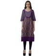 thumbnail image 2 of Moomaya Kurti de Designer Bollywood pour Femmes, Kurta Tunique Imprimée Longueur Genou, 2 of 6