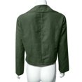 thumbnail image 4 of 2025 Womens Ladies Retro Rivet Womens Jacket Zipper Up Bomber Jacket People Jacket Dupe Casual Coat, 4 of 6