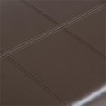 thumbnail image 4 of Simpli Home Dover Faux Leather Storage Bench in Chocolate Brown, 4 of 5