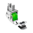 thumbnail image 1 of serony Ourlet Roulé Pied-de-Biche Accessoires d'Artisanat Réglable Couture Pied-de-Biche Vert Roue en Caoutchouc 6x3,5 cm, 1 of 6