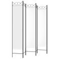 thumbnail image 3 of vidaXL 6-Panel Room Divider White 240x200 cm Fabric, 3 of 5