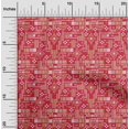 thumbnail image 1 of oneOone Polyester Lycra Fabric Stripe & Square Geometric Â Printed Craft Fabric BTY 56 Inch Wide, 1 of 4