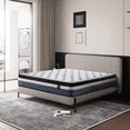 thumbnail image 2 of LivinVeluris 10 inch Queen Hybrid Mattress in a Box - Gel-Infused Memory Foam for Cool Sleep & Pressure Relief - CertiPUR-US Certified, 2 of 10