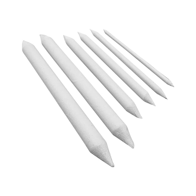 Compressed Paper Blending Stumps, 6 Sizes, Double-Ended, Sandpaper Sharpenable, for Sketch Drawing,Art Craft