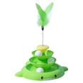 thumbnail image 2 of EGNMCR Pet Turntable Cats Toy Four Layer Space Tower Cats Turntable Can Insert Feather Cats Self Hi Relaxation Tool Space Tower, 2 of 4