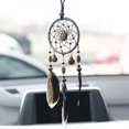 thumbnail image 3 of [Big Clear!]Car Pendant Checking Net With Natural Stone Feathers Wall Hanging Decoration Ornament, 3 of 6