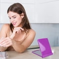 thumbnail image 3 of Foldable Led Makeup Mirror Light Square With Two-Sided Handheld Makeup Mirror, 3 of 8