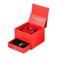 thumbnail image 2 of LSLJS Valentines Day Gifts, Rose Gift Box Lover Proposal Gift Jewelry Ring Rose Box Small Rose Necklace Gift Box, Gift Box, 2 of 2
