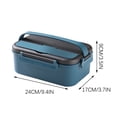 thumbnail image 2 of Danhjin Fresh Keeping Portable Stainless Steel Self-heating Lunch Box, Insulation Box, Student Lunch Box, Outdoor Self-heating Lunch Box Lunch Box, 2 of 2