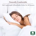 thumbnail image 4 of California Design Den Twin Sheet Set - 100% Cotton Sateen, Soft & Breathable - Seafoam, 4 of 10