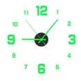 thumbnail image 1 of Large Wall Clocks Large Decorative Luminous Wall Clock Stickers, Diy Glowing Frameless Hanging Watches, Diy Sticker Wall Clocks for Kitchen, Bathroom, Home Decoration , Digital Luminous, 1 of 5