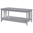 thumbnail image 1 of Convenience Concepts Mission Coffee Table in Gray Wood Finish, 1 of 8
