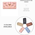 thumbnail image 4 of Decodeary Portefeuille Long pour Femmes en Cuir PU Style Pratique Café 1 Pce, 4 of 6