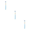 thumbnail image 1 of kurtrusly Childrens Three Sided Toothbrush Fun And Effective Brushing For Children Of All A22 Sky Blue Child 3Set, 1 of 6