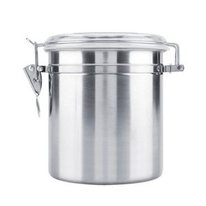 4 Compartment Food Container Storage Food Containers with Lids Airtight Glass Containers Set Kitchen Containers Storage Small Storage with Coffee And Food Storage Canister Airtight Lid Food Freshness