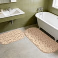 thumbnail image 4 of Todaioua Bathroom Rugs Mat Set 2 Piece - Memory Foam Cobblestone Bath Mats, Non Slip Water Absorbent Washable Bath Rugs for Sink Toilet and Floor, Machine Washable, 4 of 7