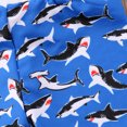 thumbnail image 4 of Maillot de Bain Garçon Petit, Imprimé Requin/étoile/rayures Mignon, Décolleté, 4 of 8