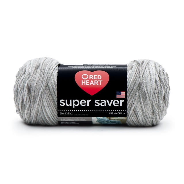 Red Heart® Fil Super Saver®, Imprimés, Acrylique #4 Médium, 5oz/142g, 236 Yards