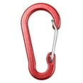 thumbnail image 4 of yeacher Red Aluminum Alloy S-Type Spring Clips, 50x26mm, 5.4g, Pack of 10, 4 of 5