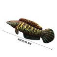 thumbnail image 3 of C-710 Green C Simulation Thunder Dragon Fish Plush Toy 80Cm Cotton Material Soft Doll For Bed Playtime Fun, 3 of 6