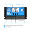 thumbnail image 4 of Solar Charge And Discharge Controller LCD Display Dual USB Automatic Solar Panel Charger Regulator 5V-24V Regulator ,Easy to Operate, 4 of 7