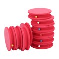 thumbnail image 1 of Bobines de Mousse, Élasticité Modérée 10 Pcs Bobines de Ligne de Pêche Souples pour la Pêche Rose, 1 of 8