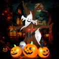 thumbnail image 1 of 8FT Halloween Inflatable Dead Tree Outdoor Decorations with Ghosts & Pumpkins, Halloween Blow Up Yard Decoration with Build-in LEDs for Holiday/Halloween Party/Garden/Lawn, 1 of 4
