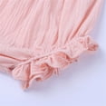 thumbnail image 4 of Kcodviy infant Baby Girls Basketball Girls Boys Solid Spring Summer Toddler Girl Summer Clothes Shorts Ruffle Clothes, 4 of 5