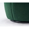 thumbnail image 3 of KOSSMAI Soft Upholstered Teddy Fabric Swivel Small Size Accent Chair For Living Room, Bedroom, Study Room Green, 3 of 6