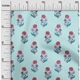 thumbnail image 1 of oneOone Cotton Poplin Fabric Leaves & Floral Block Print Fabric BTY 42 Inch Wide, 1 of 4