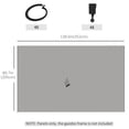 thumbnail image 2 of Outsunny Replacement Gazebo Curtains with Zipper, 4-Panel Universal Gazebo Privacy Sidewall for Most 10' x 13' Gazebo Canopy Pavillion, Hooks/C-Rings Included, Grey, 2 of 7