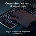 thumbnail image 4 of Logitech MX Keys S for Mac, Wireless Keyboard, Fluid, Precise Laptop-Like Typing, Programmable Keys, Backlit, Bluetooth, 4 of 12